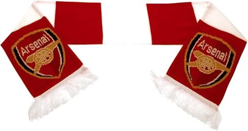 Arsenal FC Bar Scarf (One Size) (Red/White) in Saudi Arabia