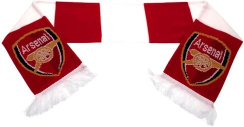 Arsenal FC Bar Scarf (One Size) (Red/White) in Saudi Arabia