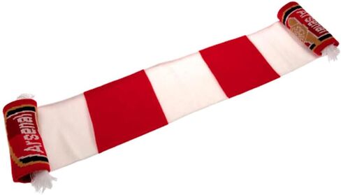Arsenal FC Bar Scarf (One Size) (Red/White) in Saudi Arabia
