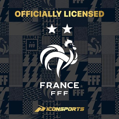 Icon Sports Officially Licensed French Football Federation Scarf - Unisex Adult in Saudi Arabia
