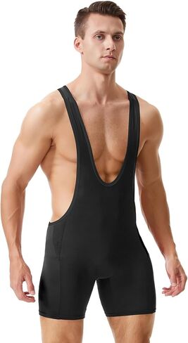 Men's wrestling Powerlifting Singlet Standard Active Sleeveless Bodysuit Uniform Leotard Jumpsuits Singlet in Saudi Arabia