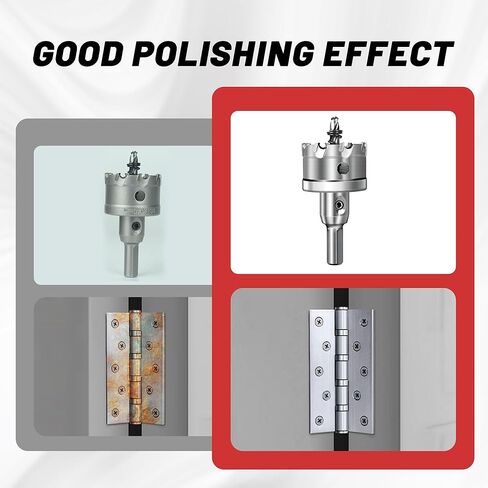 8" Airway Buffing Wheel, 9Pcs Aluminum Polishing Wheel Kit for Angle Grinder, Polishing Compound and Metal Polishing Pads for Stainless Steel Chrome Car Polish Mirror Finish (5/8" Arbor Hole) in Kuwait