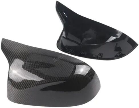 Carbon Fiber Side Case Trim Car Rearview Mirror Caps Compatible with X3M F97 X4M F98 2019 2020 2021 2022 2023 2024 X5M F95 X6M F96 2020 2021 2022 2023 2024 in Saudi Arabia