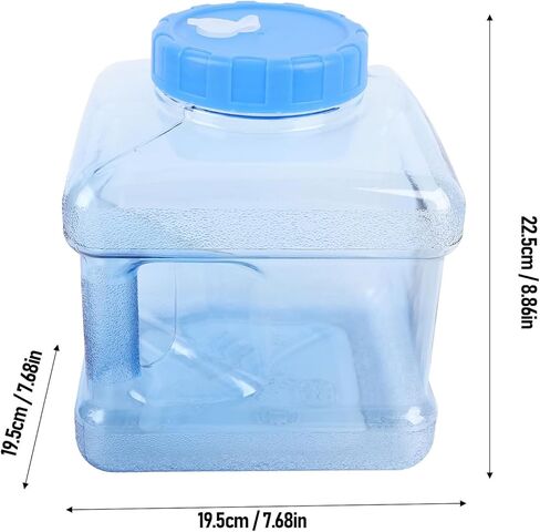 SUNGOOYUE Portable Outdoor PP Water Bottle Replacement Distilling Bottle for Distilled Water Containers and Beauty Industry (Blue) in Saudi Arabia