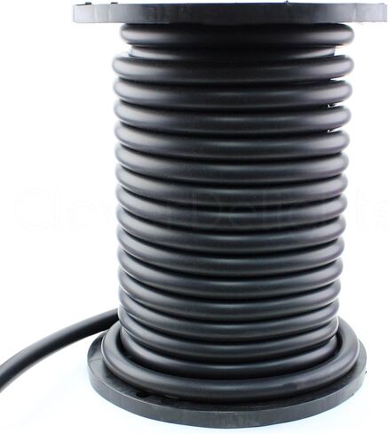 CleverDelights Black 1" Solid Rubber Cord - 10 Feet - Buna 70 Durometer - 1.0 Inch Diameter Round in Saudi Arabia
