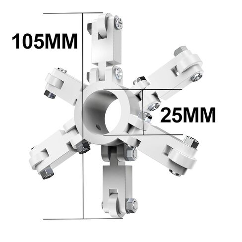 عجلات توجيه مركزية لكاميرا الصرف الصحي، بكرة غطاء حماية 105 مم/4.13 بوصة لمسبار كاميرا تصريف بقطر 0.87 بوصة/22 مم و0.9 بوصة/23 مم، ملحق واقي رأس أنبوب سيميرا in Kuwait