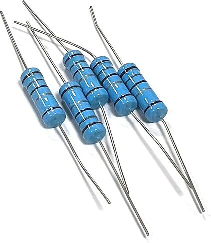 10 قطعة 3W 1.8R 18R 180R 1.8K 18K 180K 1R8 18 180 R K أوم دقة 1% مقاومة حلقة خمسة ألوان 0.1R-910K(MF 3W 22R 10 قطعة) in Kuwait