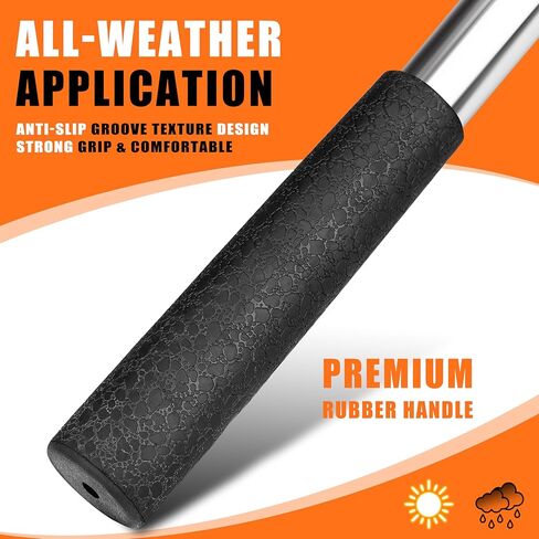 Professional Golf Ball Retriever Telescopic for Water, 9Ft/12Ft/16.3Ft/20Ft Stainless Steel Golf Ball Retriever with Spring Release-Ready Head Locking Clip in Saudi Arabia