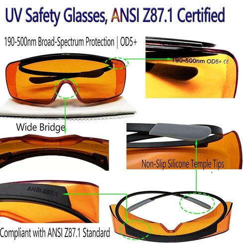 مجموعة أدوات تحليل TLC الكاملة: لوحات متميزة، ومصباح مزدوج للأشعة فوق البنفسجية، ونظارات أمان، وأنابيب شعرية، وقوارب وزن in Kuwait