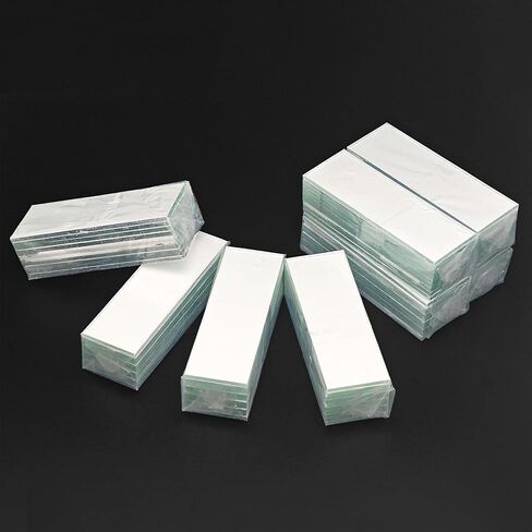 ألواح جل السيليكا TLC مقاس 2.5 × 7.5 سم GF254 مدعومة بالزجاج - 80/صندوق لتحليل المواد والاختبار الصناعي، طبقة تفاعلية للأشعة فوق البنفسجية in Kuwait