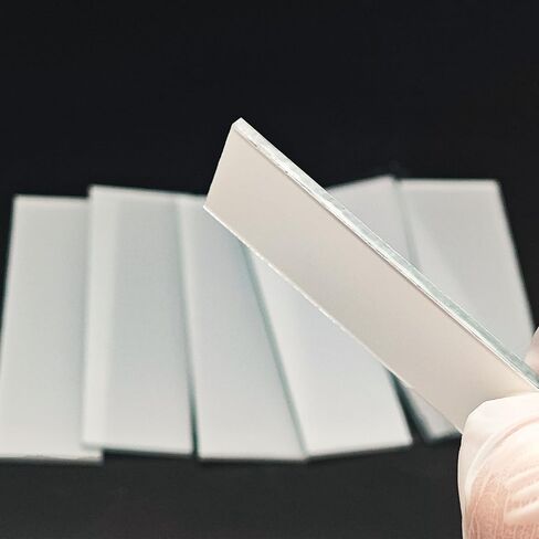 ألواح جل السيليكا TLC مقاس 2.5 × 7.5 سم GF254 مدعومة بالزجاج - 80/صندوق لتحليل المواد والاختبار الصناعي، طبقة تفاعلية للأشعة فوق البنفسجية in Kuwait