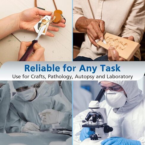 مقبض مشرط مريح من سوان مورتون رقم 6 - بلاستيك، يناسب الشفرات 18، 19، 20، 21، 22، 23، 24، 25، 26 و27، مقبض سكين جراحي، أداة للاستخدام في المختبر والهوايات، أداة دقيقة in Kuwait