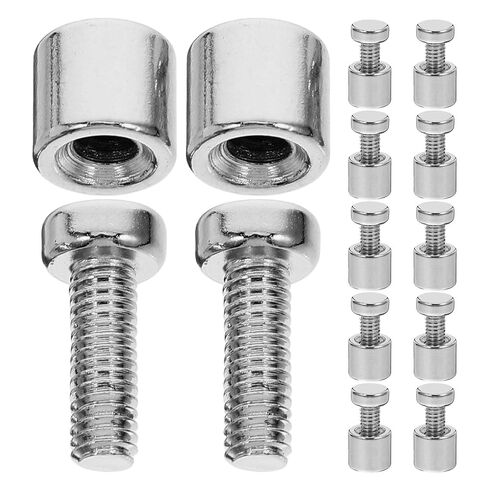 HOMSFOU 12 Sets Stainless Steel Standoff Screws - Standoff Screws for Acrylic, Photo Frames & Advertising Displays in Saudi Arabia