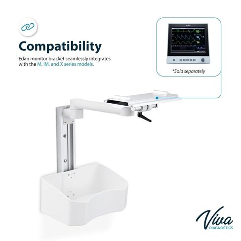 VivaDiagnostics Wall Mount Vital Signs Monitor Bracket (Monitor NOT Included) in Kuwait