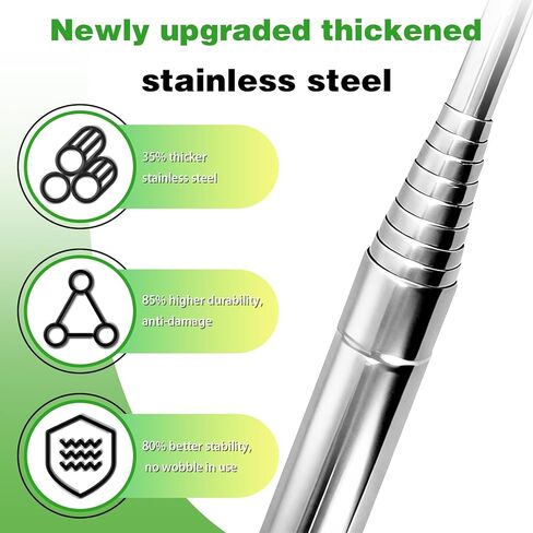 مسترد كرة الجولف التلسكوبي، عمود من الفولاذ المقاوم للصدأ عالي التحمل بطول 9 أقدام مع قبضة مطاطية مضادة للانزلاق، مسترد كرة جولف احترافي مزدوج الجوانب وسهل الالتقاط in Kuwait