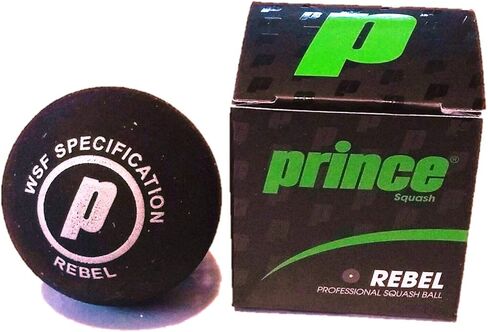 Prince Rebel Squash Ball - Single Yellow Dot in Saudi Arabia