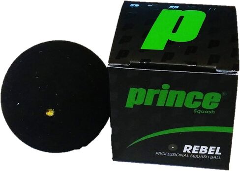 Prince Rebel Squash Ball - Single Yellow Dot in Saudi Arabia