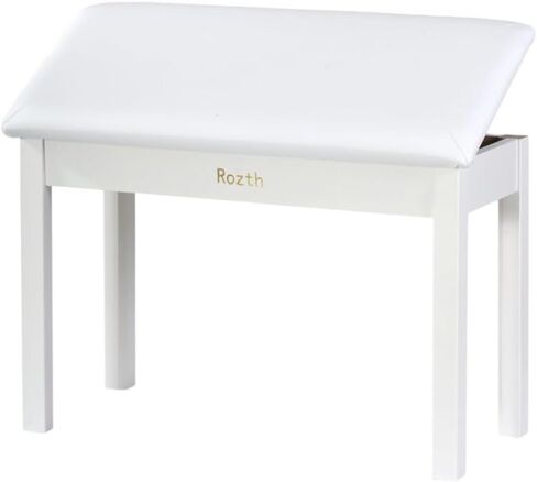 S100 Solid Wood Duet Piano Bench with Storage, Piano Stool with Padded Cushion, Keyboard Bench with Bookcase, Piano Chair and Piano Seat. High-Density Sponges. in Saudi Arabia