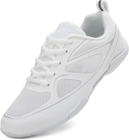 Girls Cheer Shoes Black Breathable Cheerleading Shoes Youth Athletic Training Tennis Sneakers for Competition Sport in Saudi Arabia
