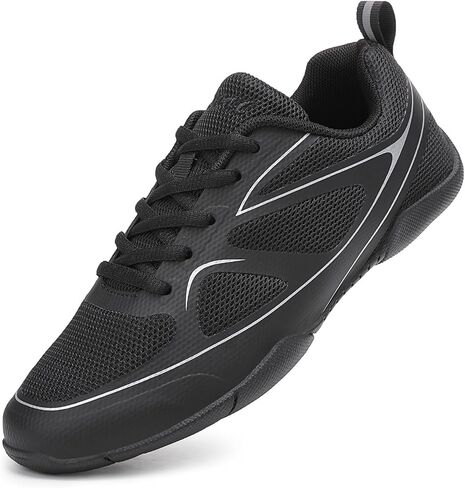 أحذية رياضية للفتيات باللون الأسود قابلة للتنفس، أحذية رياضية للشباب للتدريب الرياضي والتنس للمنافسة الرياضية in Kuwait