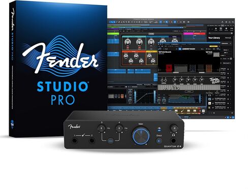 Fender AudioBox GO USB Audio Interface, for Guitarist, Vocalist, or Producer. Includes easy to use software, Fender Studio app, Amp and FX pack to create Studio Quality recordings. PC/Mac in Saudi Arabia