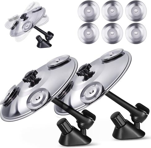 NEW VERSION Car Cymbal Drum Air Vent, Mini Cymbal Car Symbol for Cars Easy Install on Dashboards & Vents, Premium Stainless Crash Cymbals Quirky Gift for Road Trips & Music Lovers (2 Pack) in Kuwait