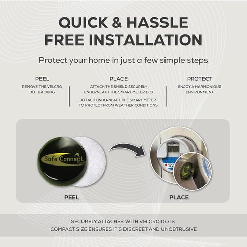 درع حماية ذكي من EMF للعدادات الكهربائية لتحييد نمط حياتك ومواءمته - درع محايد EMF يوضع أسفل العدادات - منسق EMF لتحسين الحياة اليومية in Kuwait