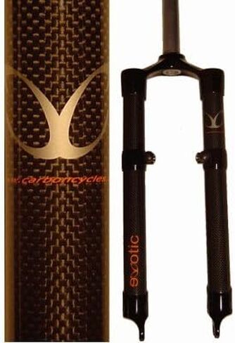 شوكة ألياف/ألياف كربونية صلبة وخفيفة الوزن، عجلة توجيه 1 بوصة، قرص 42.5 سم + حرف V، 26 بوصة in Kuwait