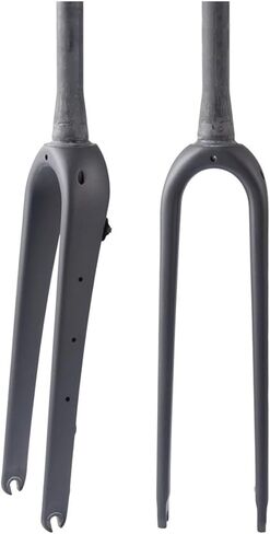 Gravel 700C Carbon Fiber Rigid Fork Road Bike Forks QR 9 * 100mm 1-1/8" 28.6mm Straight/Tapered Tube Hard Front Fork Front Fork Bikes for 55C Tires Disc Brake in Saudi Arabia