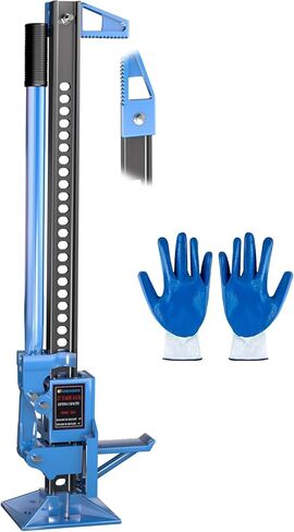 مزرعة جاك ، 60 "فائدة رفع مصعد المزرعة ، 3 أطنان/6600 رطل يربط على الطريق أدوات الطريق ، مقبس راتشيت فائدة مع ارتفاع قابل للتعديل ، جاك المزرعة الثقيلة للجرارات والشاحنات وسيارات الدفع الرباعي ، الأزرق in Kuwait