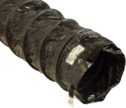 Rubber-Cal "Air Ventilator Black" Ventilation Duct Hose (Fully Stretched), 12-Inch by 25-Feet in Saudi Arabia