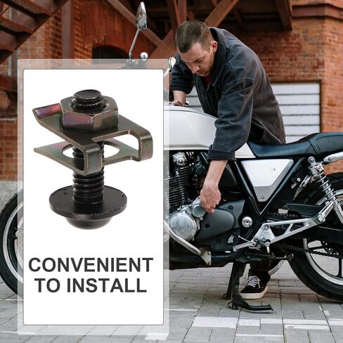 10 قطعة 6 مللي متر دراجة نارية هدية مسامير سبائك الألومنيوم هيكل السيارة السحابات كليب الأسود الذاتي التنصت البراغي عدة للرياضة والدراجات النارية العالمية in Kuwait