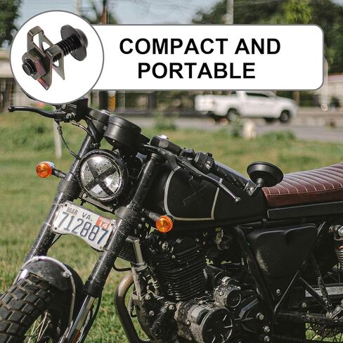 10 قطعة 6 مللي متر دراجة نارية هدية مسامير سبائك الألومنيوم هيكل السيارة السحابات كليب الأسود الذاتي التنصت البراغي عدة للرياضة والدراجات النارية العالمية in Kuwait