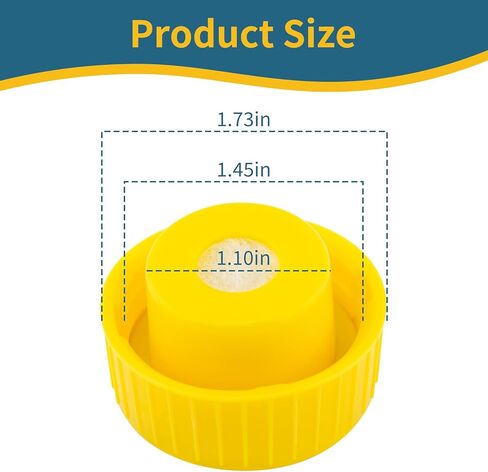 Pump Reservoir Cap Replacement for Power-Pole Hydraulic Pumps & Mercury Trim Pumps, Yellow Oil Tank Cap Fits for Power Pole Stealth Pump, C-Monster 1.0 (CM1.0) & C-Monster 2.0 (CM2.0) Pump in Kuwait