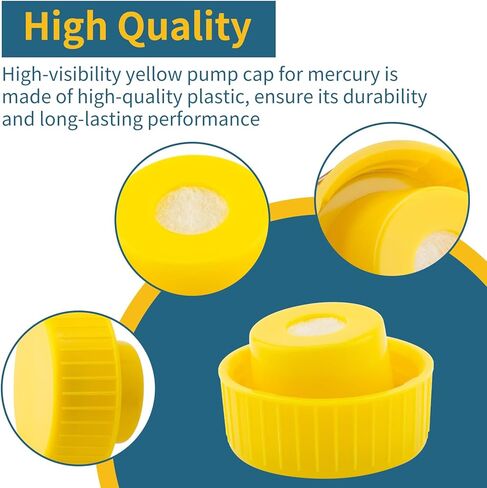 Pump Reservoir Cap Replacement for Power-Pole Hydraulic Pumps & Mercury Trim Pumps, Yellow Oil Tank Cap Fits for Power Pole Stealth Pump, C-Monster 1.0 (CM1.0) & C-Monster 2.0 (CM2.0) Pump in Kuwait