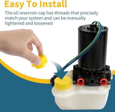 Pump Reservoir Cap Replacement for Power-Pole Hydraulic Pumps & Mercury Trim Pumps, Yellow Oil Tank Cap Fits for Power Pole Stealth Pump, C-Monster 1.0 (CM1.0) & C-Monster 2.0 (CM2.0) Pump in Kuwait