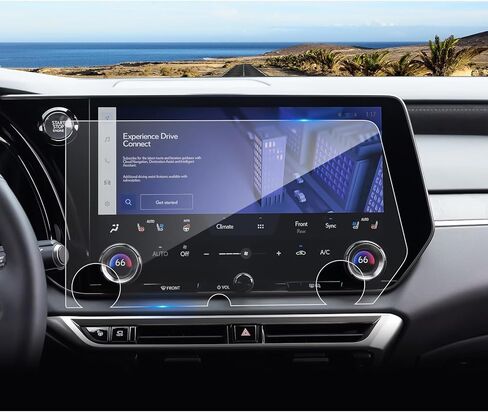 Coleya 2023 2024 RX350/RX350h/RX450h+/RX500h Screen Protector for Lexus RX 14-inch Touch Screen, 9H Tempered Glass 2024 2023 RX350 RX350h Accessories HD Transparent Protective Film 14In in Kuwait