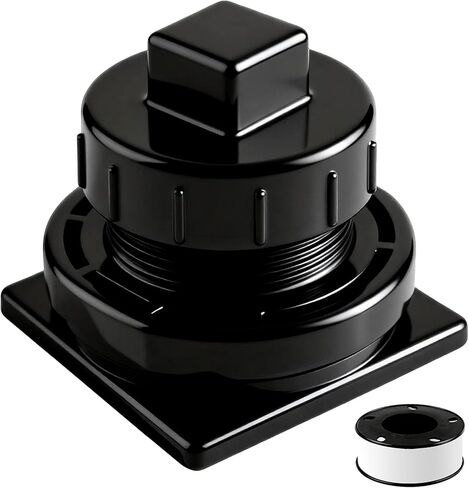 1 Pack Stock Tank Drain Plug Fit for rubbermaid Commercial 50 70 100 150 300 Gallon Stock Tank,Water Tank Plug,Float Valve Drain Replacement,Leak Proof Design in Saudi Arabia