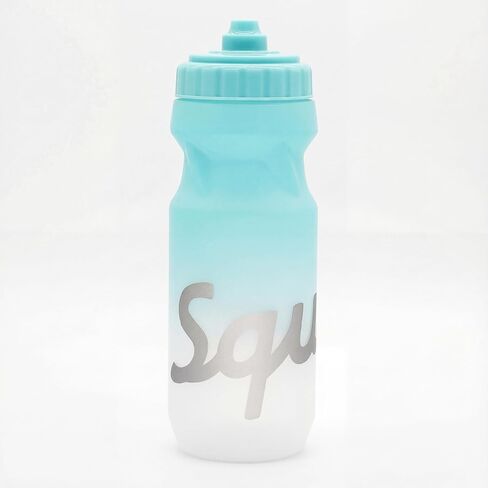 زجاجة مياه SQUALO لركوب الدراجات 20 أونصة / 610 مل - زجاجة دراجة خفيفة الوزن للغاية 56 جم مع فوهة تدفق عالية ذاتية الغلق - مقاومة للتسرب، خالية من مادة BPA، مناسبة ومريحة لركوب الدراجات على الطرق والجبال (Blu Grad) in Kuwait