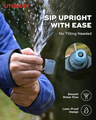 قارورة ناعمة سعة 150 مل، عبوة واحدة من زجاجة مياه مرنة من مادة TPU للترطيب، قابلة للطي بعيار 28 مم للجري والمشي لمسافات طويلة وركوب الدراجات والتسلق والماراثون باللون الأرجواني in Kuwait