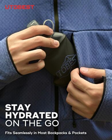 قارورة ناعمة سعة 150 مل، عبوة واحدة من زجاجة مياه مرنة من مادة TPU للترطيب، قابلة للطي بعيار 28 مم للجري والمشي لمسافات طويلة وركوب الدراجات والتسلق والماراثون باللون الأرجواني in Kuwait