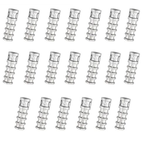 CHENJIN 20PCS 1/4 x 1-1/2 Inches Zinc Alloy Bolt Concrete Anchor Expansion Screw Shield for Medium Sized Projects Shelves Window Frames Piping Systems in Saudi Arabia