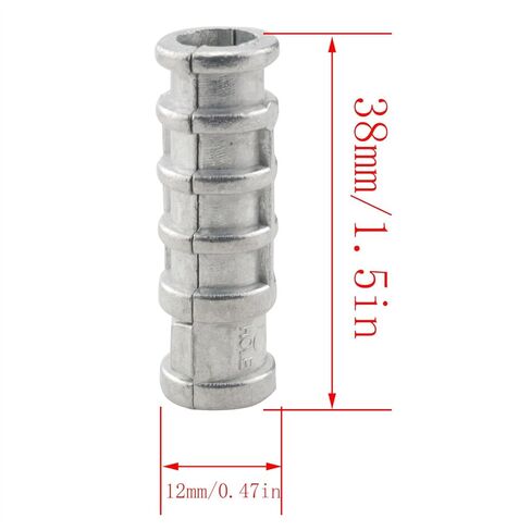 CHENJIN 20PCS 1/4 x 1-1/2 Inches Zinc Alloy Bolt Concrete Anchor Expansion Screw Shield for Medium Sized Projects Shelves Window Frames Piping Systems in Saudi Arabia