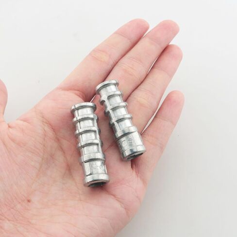 10PCS 1/4 x 1-1/2inch Silver Zinc Alloy Anchor Rod Concrete Anchor Bolt Suitable for Stone Handrails Balustrades Shelving Units in Saudi Arabia