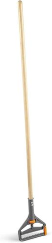 Professional 60" Side Gate Wood Wet Mop Handle, Plastic Head in Kuwait
