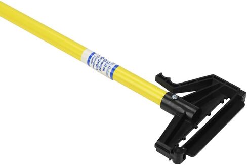 PRO SOURCE Mop Handle, Fiberglass Handle with Quick-Connect, 1 Inch Diameter x 60 Inch Long, Plastic Connector in Kuwait