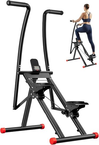AL01 Stair Stepper, Foldable Steppers for Exercise at Home, Full-Body Cardio Workout Climber with Adjustable Pedals, Extended Step Range, 270LB Loading Capacity in Kuwait