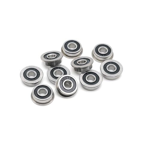 F695RS Fit for VORON Mobius 2/3 2/4 3D Printer 10Pcs F695 2RS Bearing 5 * 13 * 4mm Flanged Miniature Ball Bearings in Saudi Arabia