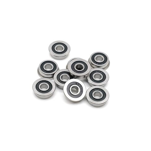 F695RS Fit for VORON Mobius 2/3 2/4 3D Printer 10Pcs F695 2RS Bearing 5 * 13 * 4mm Flanged Miniature Ball Bearings in Saudi Arabia