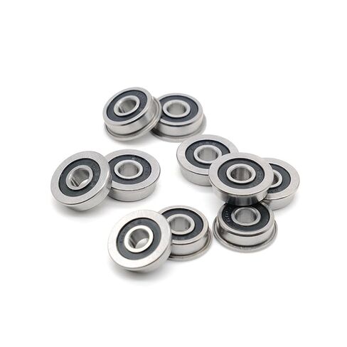F695RS Fit for VORON Mobius 2/3 2/4 3D Printer 10Pcs F695 2RS Bearing 5 * 13 * 4mm Flanged Miniature Ball Bearings in Saudi Arabia